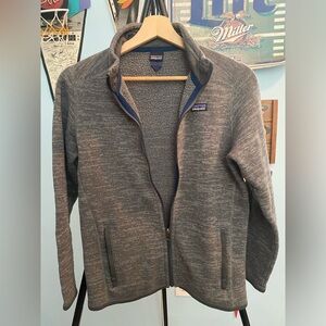 Patagonia Women's Better Sweater Jacket Medium Heather Gray Full Zip Fleece